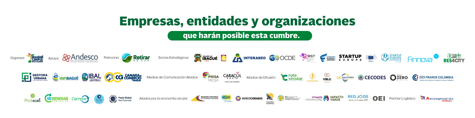 Organizadores Cumbre Economía Circular